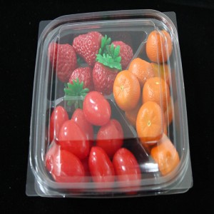 Tuore läpinäkyvä elintarvikeläpipainopakkaus